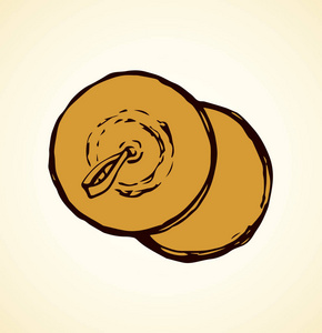 钹.矢量绘图照片