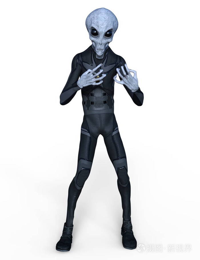 外星人三维cg渲染外星人