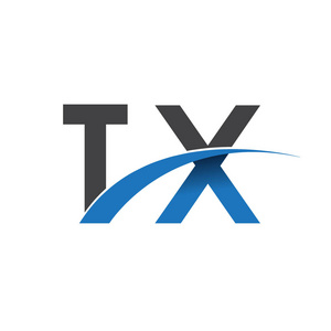 tx字母标志,为您的业务和公司的初始标志标识照片
