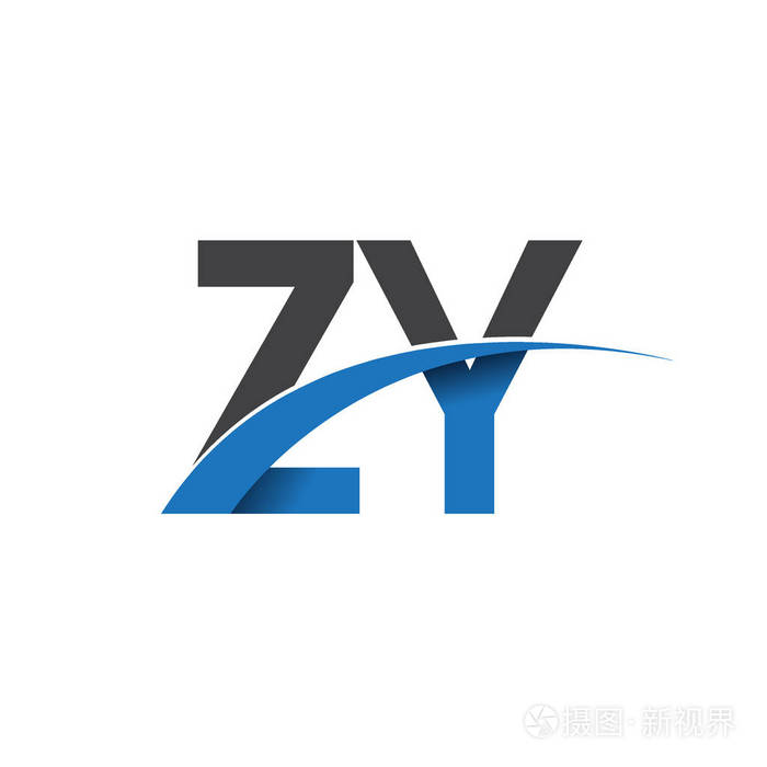 zy字母标志,为您的业务和公司的初始标志标识插画-正版商用图片118sd3