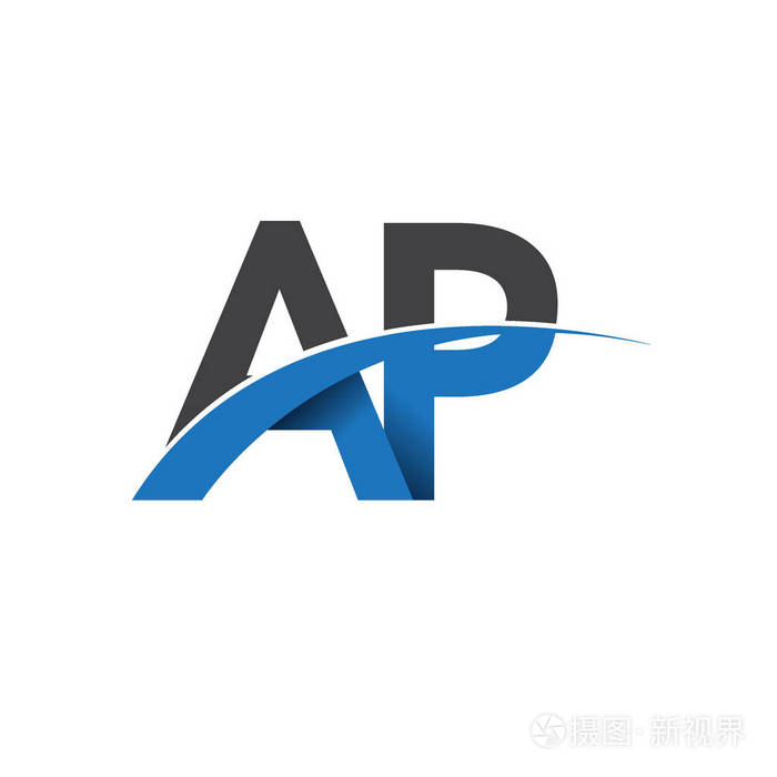 ap字母标志,为您的业务和公司的初始标志标识
