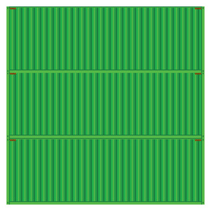 矢量热门货物绿色集装箱海运货物隔离 t