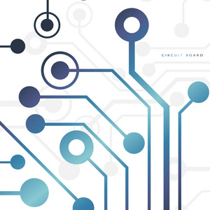 电路板技术背景。 矢量图。 每股收益10。
