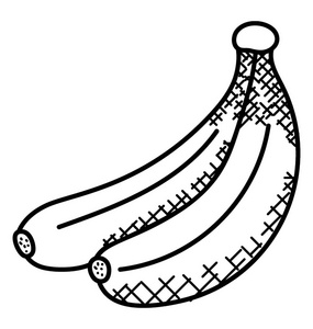 两个香蕉图片-两个香蕉素材-两个香蕉插画-摄图新视界