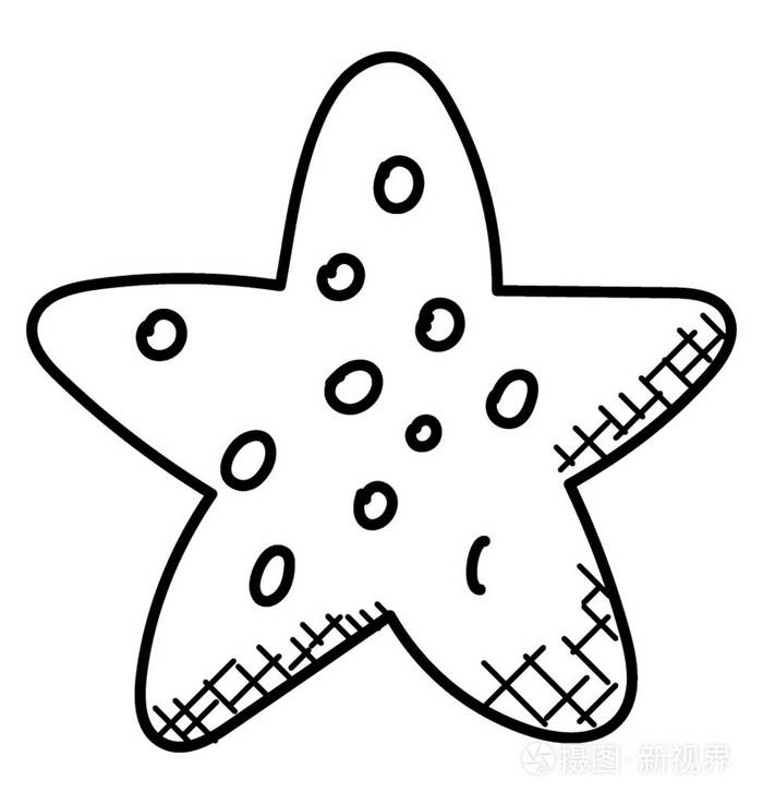 星星形状的饼干饼干涂鸦图标插画-正版商用图片119221-摄图新视界