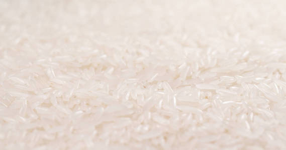 白色大米在堆背景