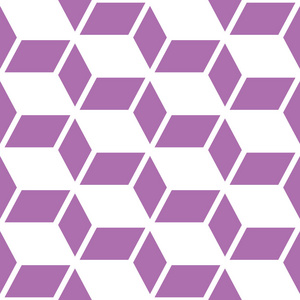 抽象几何无缝矢量图案现代紫色和白色重复装饰。 时尚无止境的设计壁纸艺术线性背景