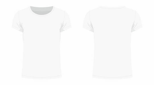 s white tshirt on white background