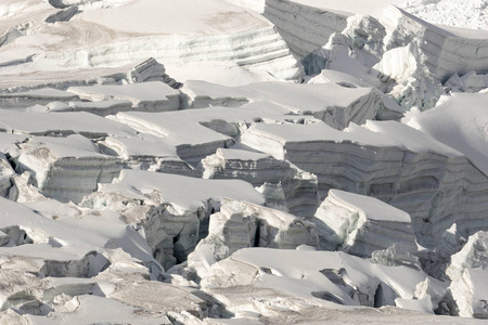 印度冰川断裂图片