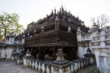 Shwenandaw 木修道院, 缅甸