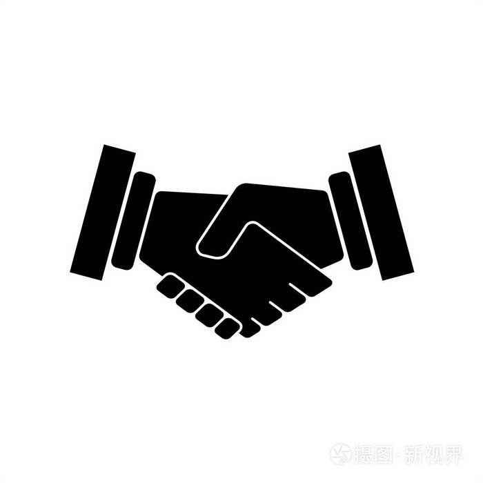 握手图标矢量图插画-正版商用图片119pqy-摄图新视界
