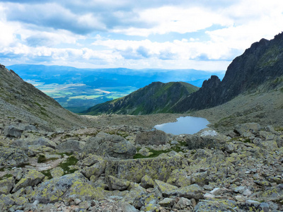 Tatras 山 Nizne Wahlenbergovo 湖