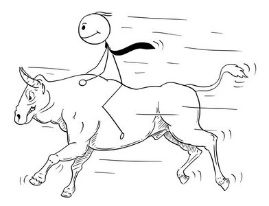 骑牛的图片简笔画图片