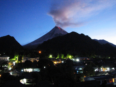 山上夜景照片风景图片