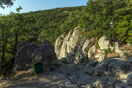 保加利亚Perikon Kardzhali地区古特拉西亚城市日出景观