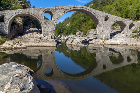 s Bridge in Arda river and Rhodopes mountain, Kardzhali Region, 