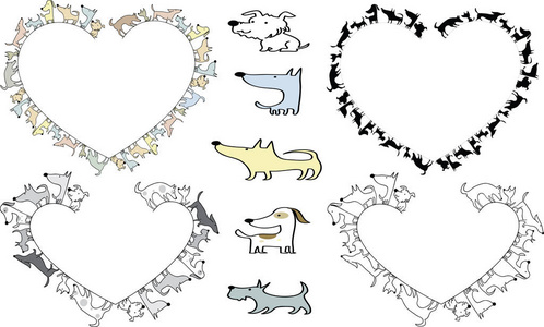 狗设计绘图矢量