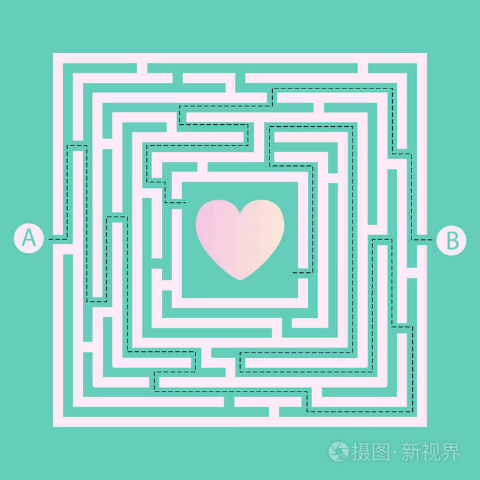 迷宫形状设计元素. 2.在迷宫中取心的两种方法
