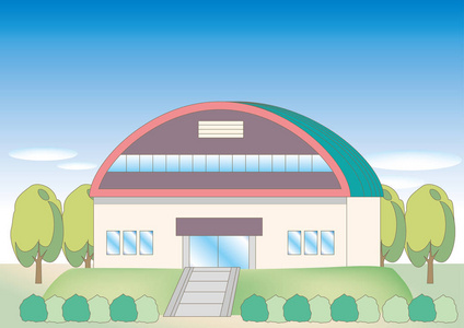 学校体育馆实用程序图片
