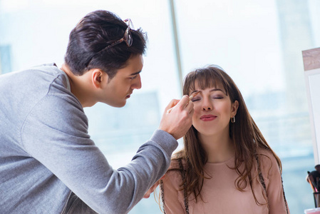 男士女性化面妆图片