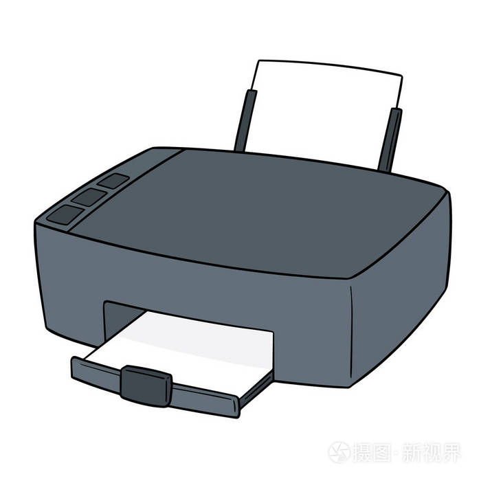 打印机的矢量集