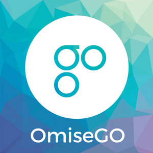 Omisego Omg blockchain 银行汇款和交换 cryptocurrency 矢量徽标