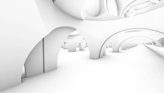 建筑抽象 3d 渲染