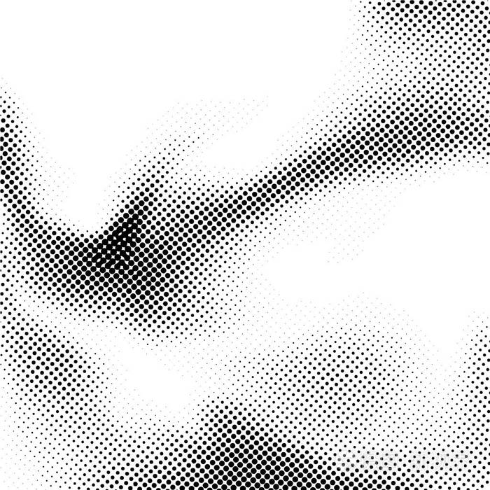 极简半色调点黑白布局. 痛苦叠加漫画页复古背景模板. 粒子.