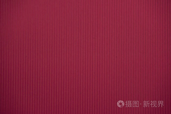 深红色瓦楞纸板纹理用作背景