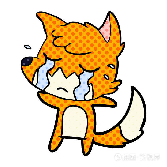 狐狸流泪表情包图片