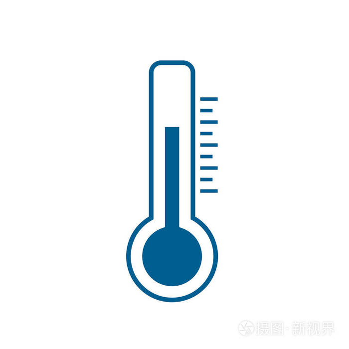 温度计矢量象形文字