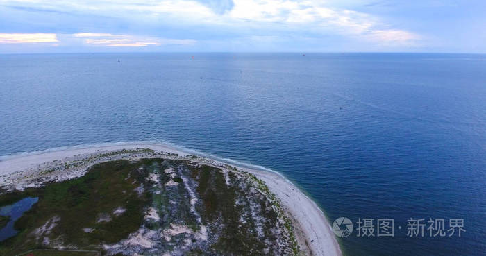 阿拉巴马摩根堡。 海湾与移动海湾相遇