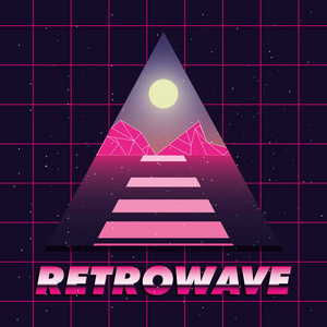 未来主义与 retrowave 设计