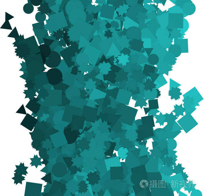 矢量图形.彩色抽象重叠混合形状图案