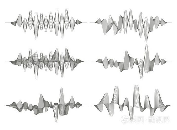 声波的一套插画-正版商用图片11bv22-摄图新视界