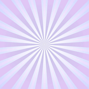 阳光的抽象背景。粉红色和薰衣草颜色爆裂的背景。矢量插图。太阳光束射线