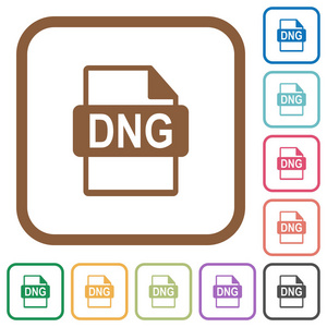 Dng 文件格式简单图标