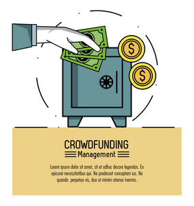 Crowfunding 管理图表