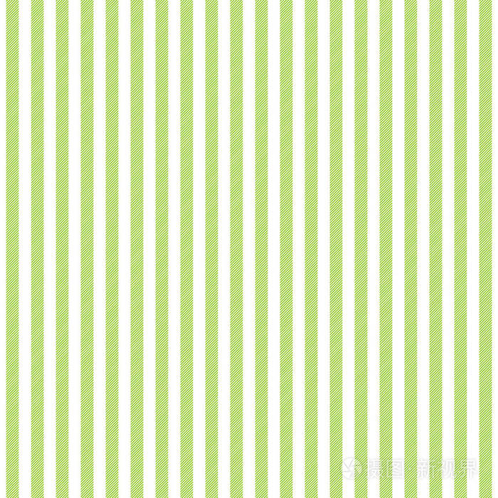 绿色白色条纹织物纹理无缝图案