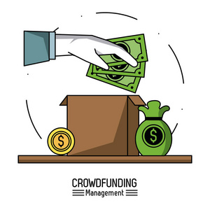 Crowfunding 管理图表