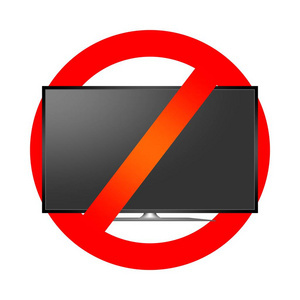 禁止使用电子产品. 不要在白色背景上使用监视器照片