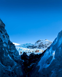 Skaftafell 冰川徒步冬季