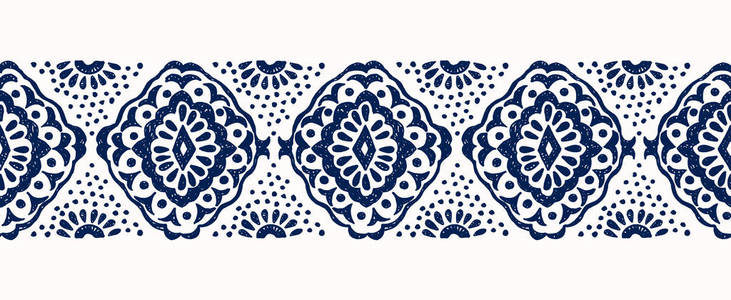 矢量扎染无缝花纹.手绘 shibori 打印带条纹.墨质感日本背景照片