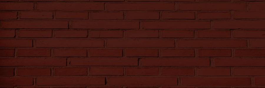 红砖墙, 深色背景设计。部分的红色彩绘砖墙。空