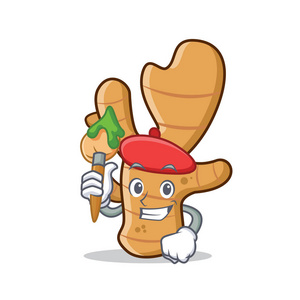 艺术家姜字卡通风格照片