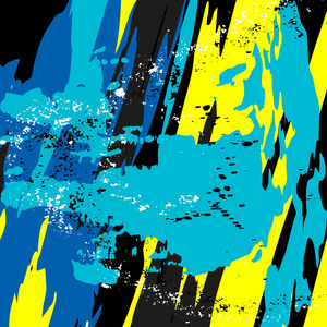 涂鸦风格的几何抽象色彩图案.设计的质量矢量图照片