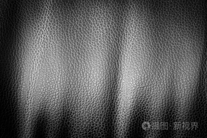 沙发黑色真皮纹理背景
