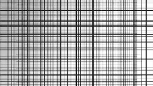 3d 纹理。黑色和白色的背景在笼子里的横幅和布局。具有散景效果的容积背景。灰色线相交的背景。白色背景与透视。抽象