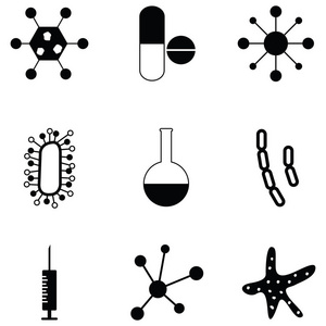 病原体图标集
