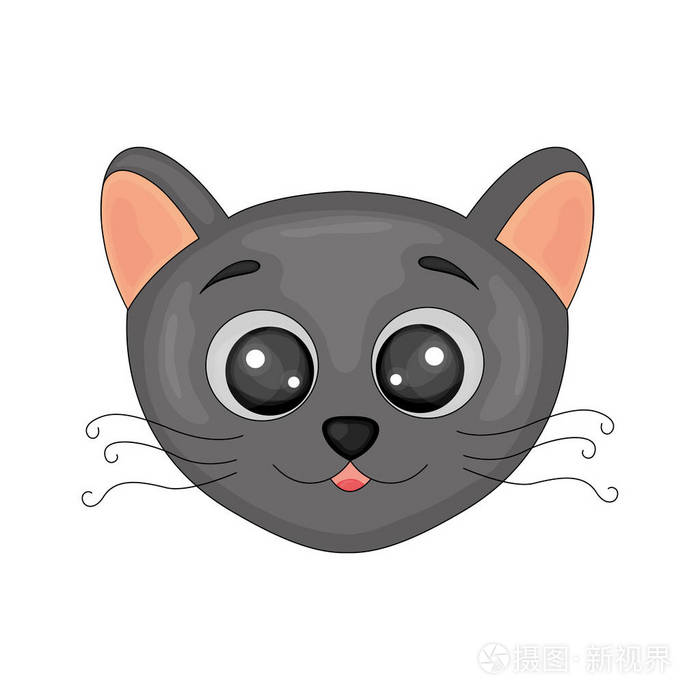 可爱的卡通黑猫在白色背景下孤立的图像 明信片与家庭小猫 黑色的腿和大眼睛 向量儿童的插图为书 头 脸和猫 动物图标插画 正版商用图片11e4v3 摄图新视界 可爱的卡通黑猫在白色背景下孤立的图像 明信片与家庭小猫 黑色的腿和大眼睛 向量儿童的插图为书 头 脸和猫 动物图标插画 正版商用图片11e4v3 摄图新视界
